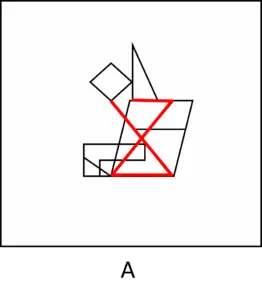 Figure Recognition Illustration Level G answer choice A