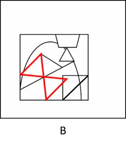 Figure Recognition Illustration Level G answer choice B