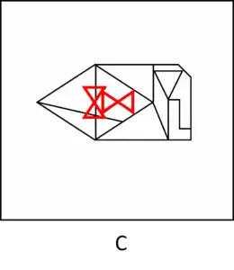 Figure Recognition Illustration Level G answer choice C