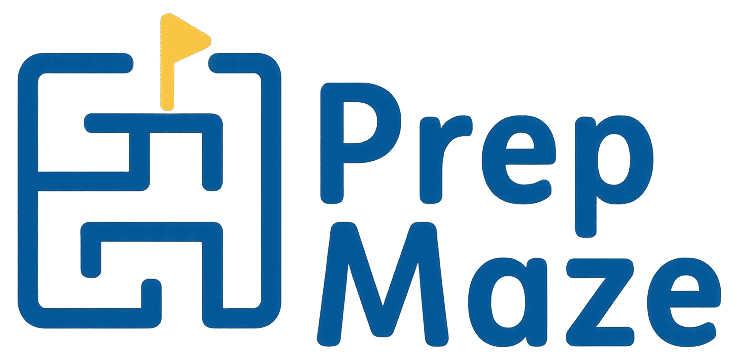 PrepMaze logo - preparing students for tests